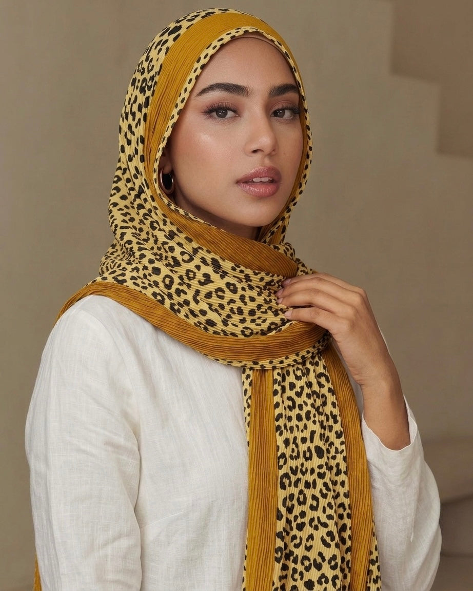 Pleated Summer Viscose Hijab