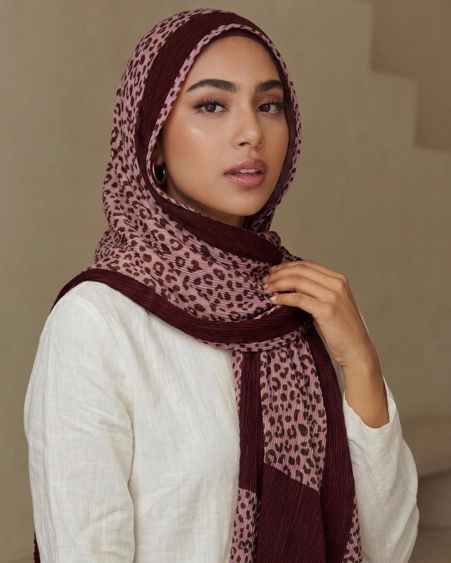 Pleated Summer Viscose Hijab
