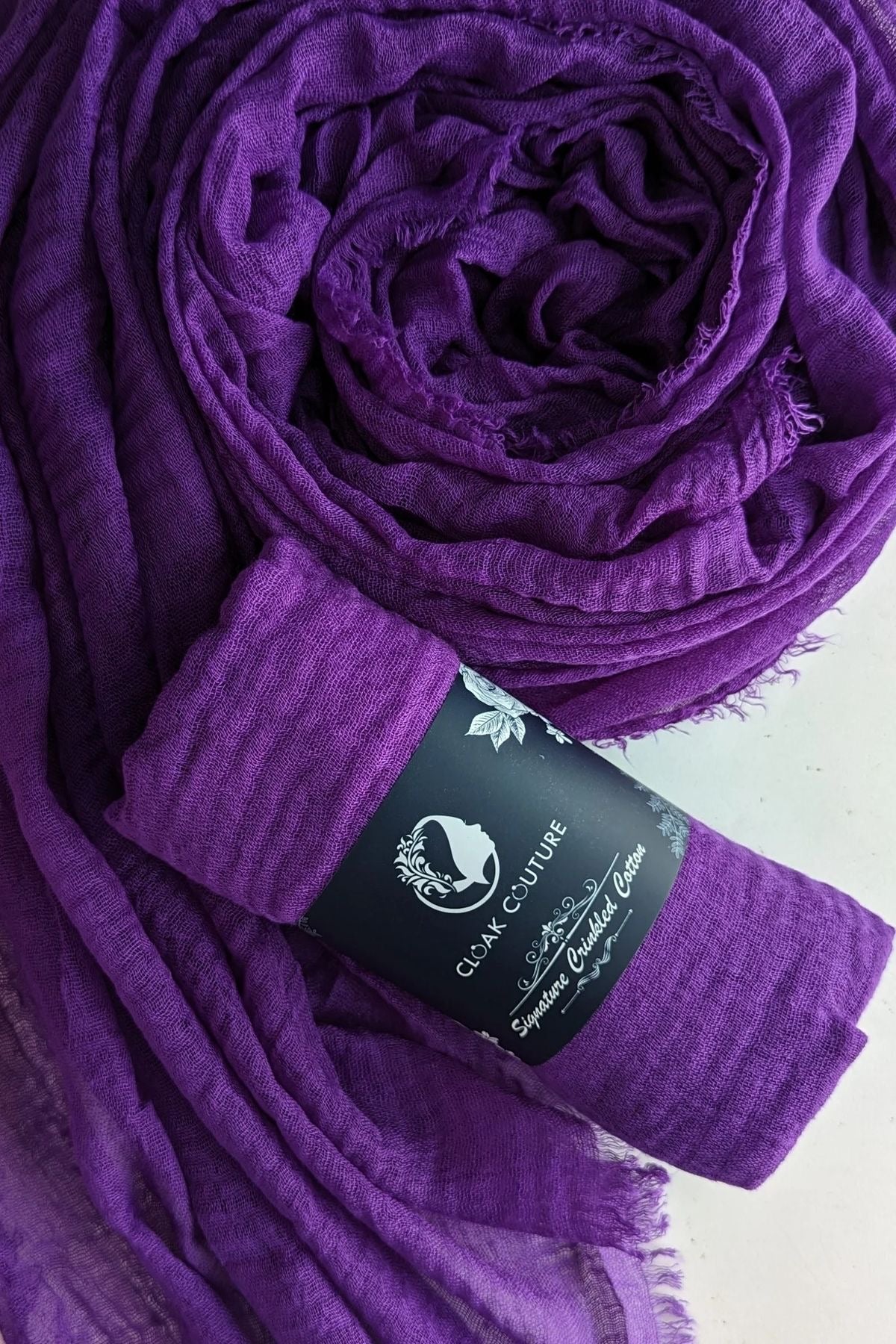 Crimps Hijab Purple - Cameo