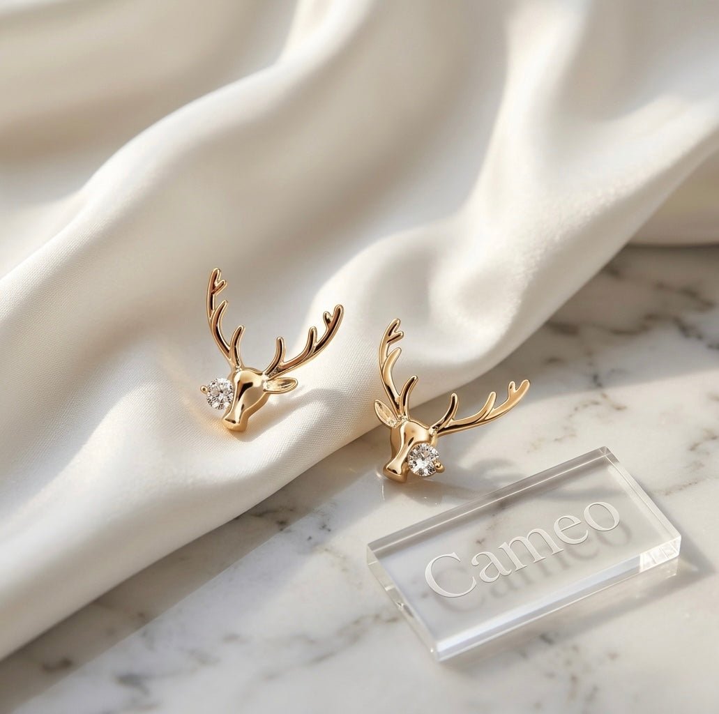 Dear Gold - Earing - Cameo