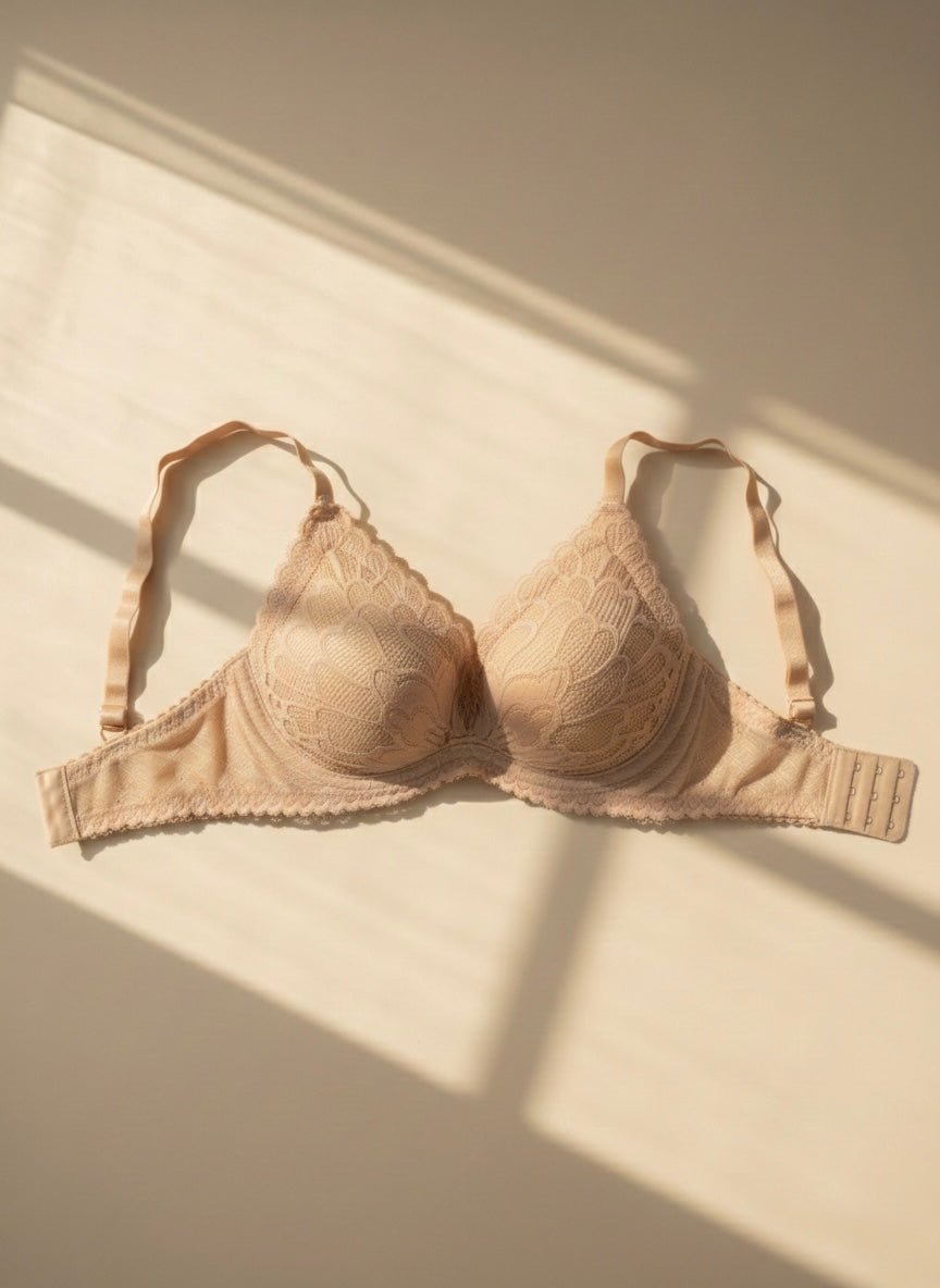 Elegant French Fairy Lace Bralette – Lightweight & Comfortable - Cameo