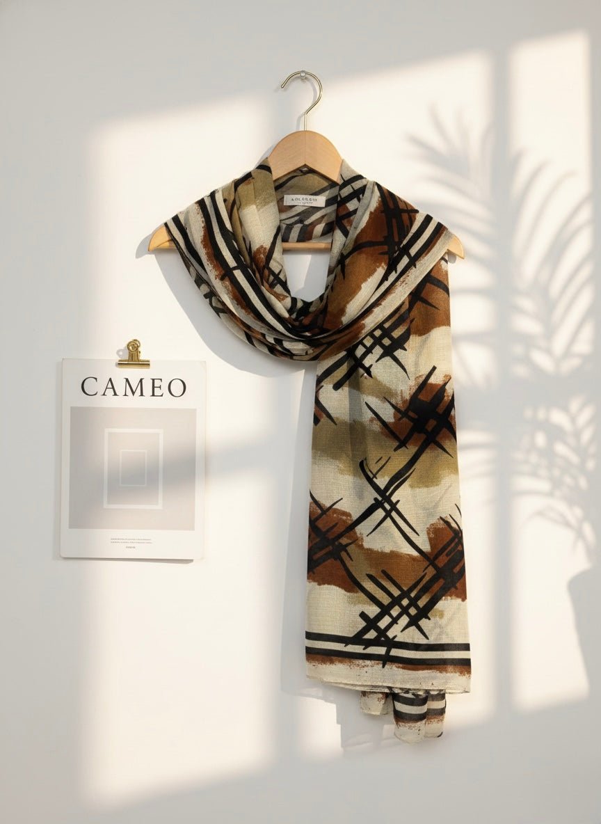 Moroccan Lawn Hijab - Cameo