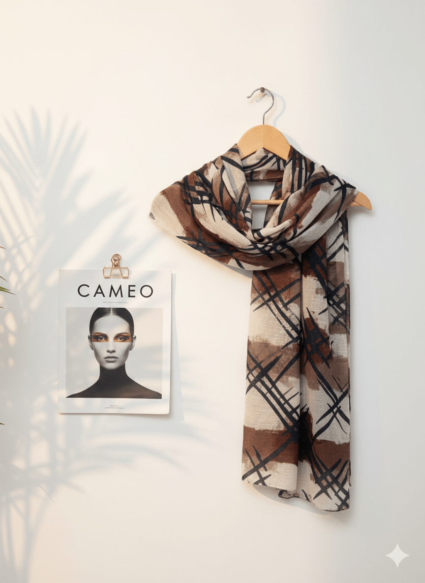Moroccan Lawn Hijab - Cameo