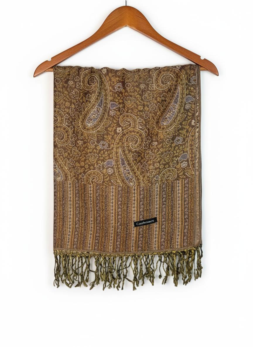 Printed Pashmina Hijab - Cameo