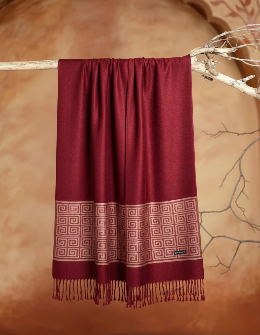 Printed Pashmina Hijab - Cameo