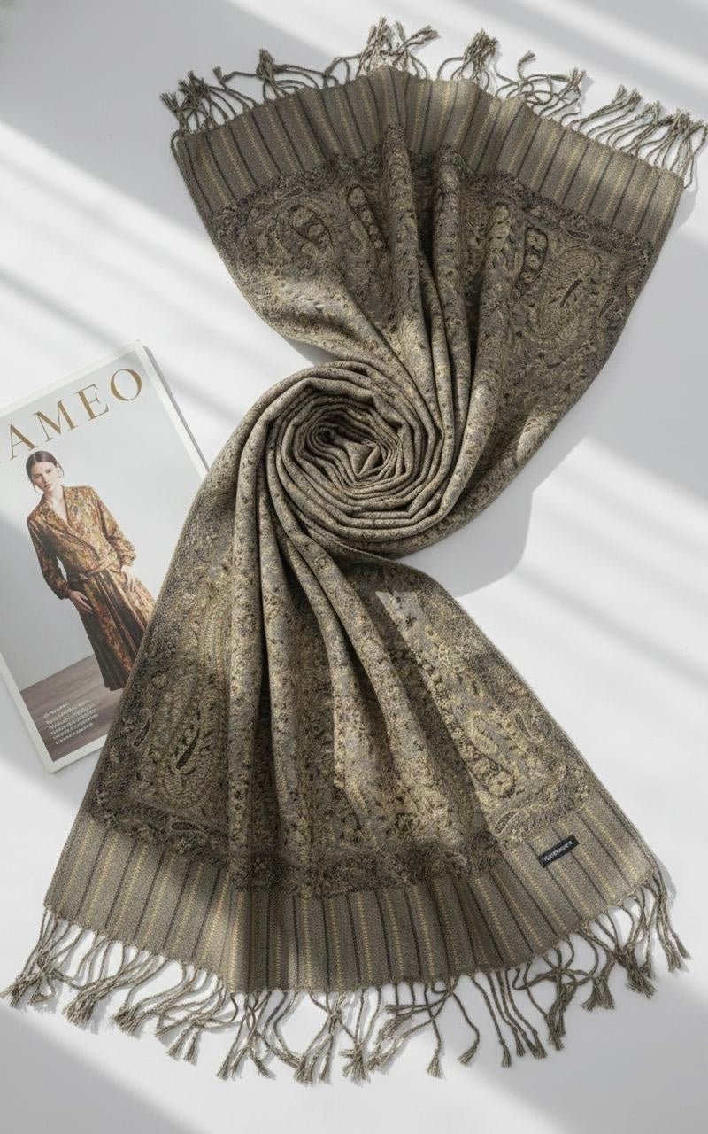 Printed Pashmina Hijab - Pinterest Inspired - Cameo