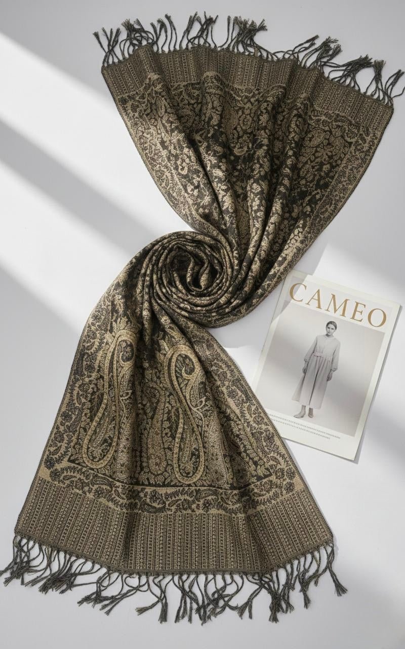 Printed Pashmina Hijab - Pinterest Inspired - Cameo