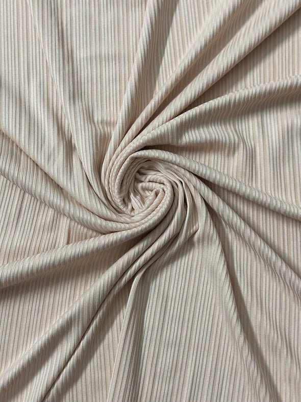 Ribbed jersey Hijab Vanilla - Cameo