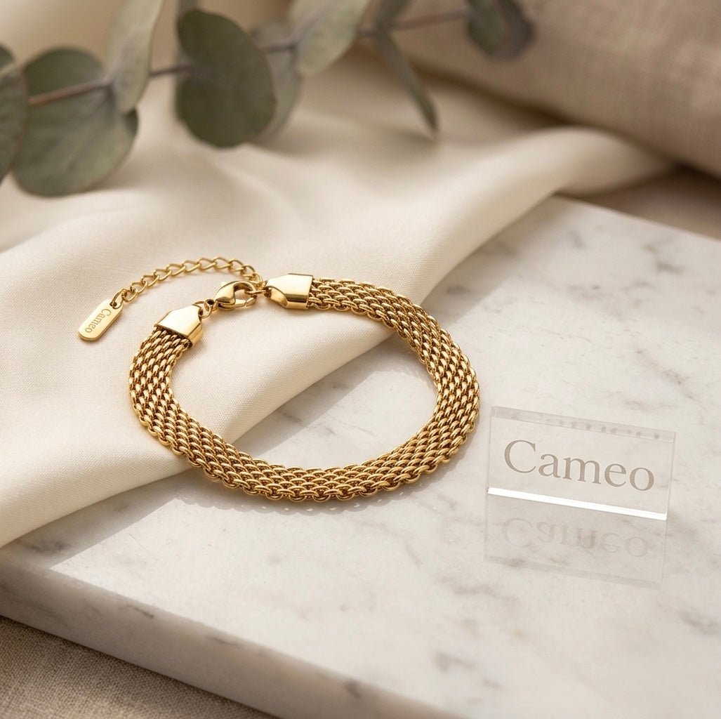 Stainless Steel Bracelet - Cameo