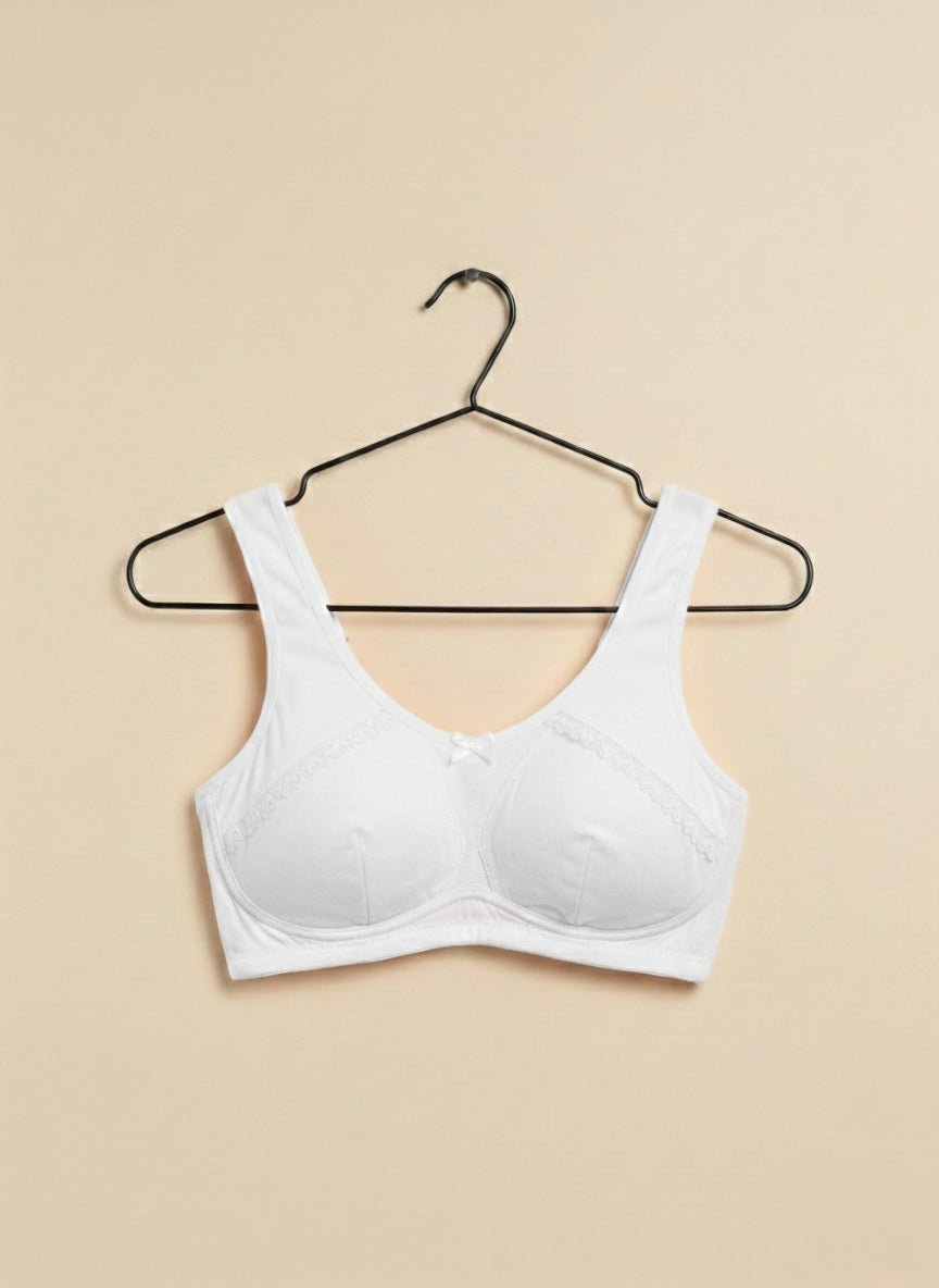 Stylish Teenage Lace Bra (Lightly Padded & Removable Pads) – Age 16–22 - Cameo