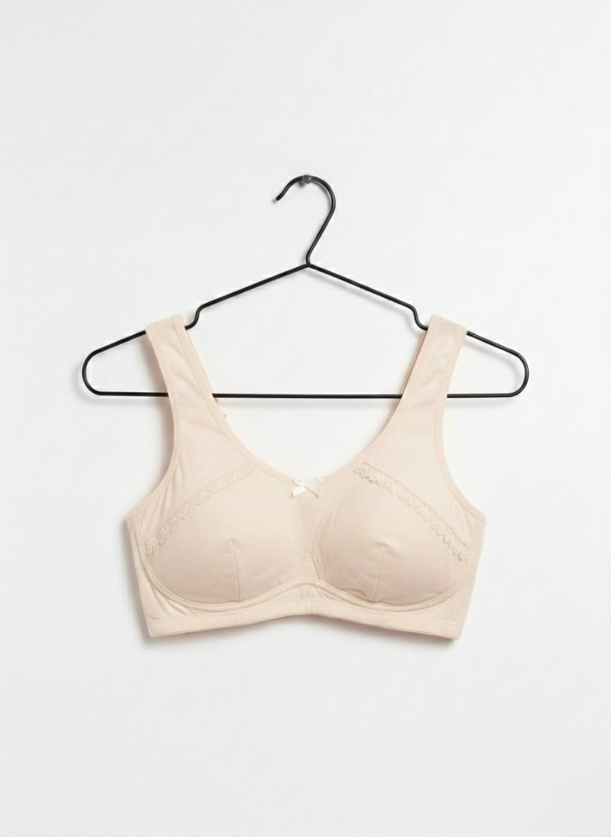 Stylish Teenage Lace Bra (Lightly Padded & Removable Pads) – Age 16–22 - Cameo