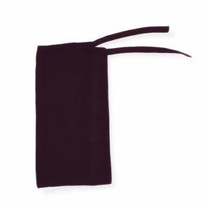 Tie Back Half Niqab - Chocolate Brown - Cameo