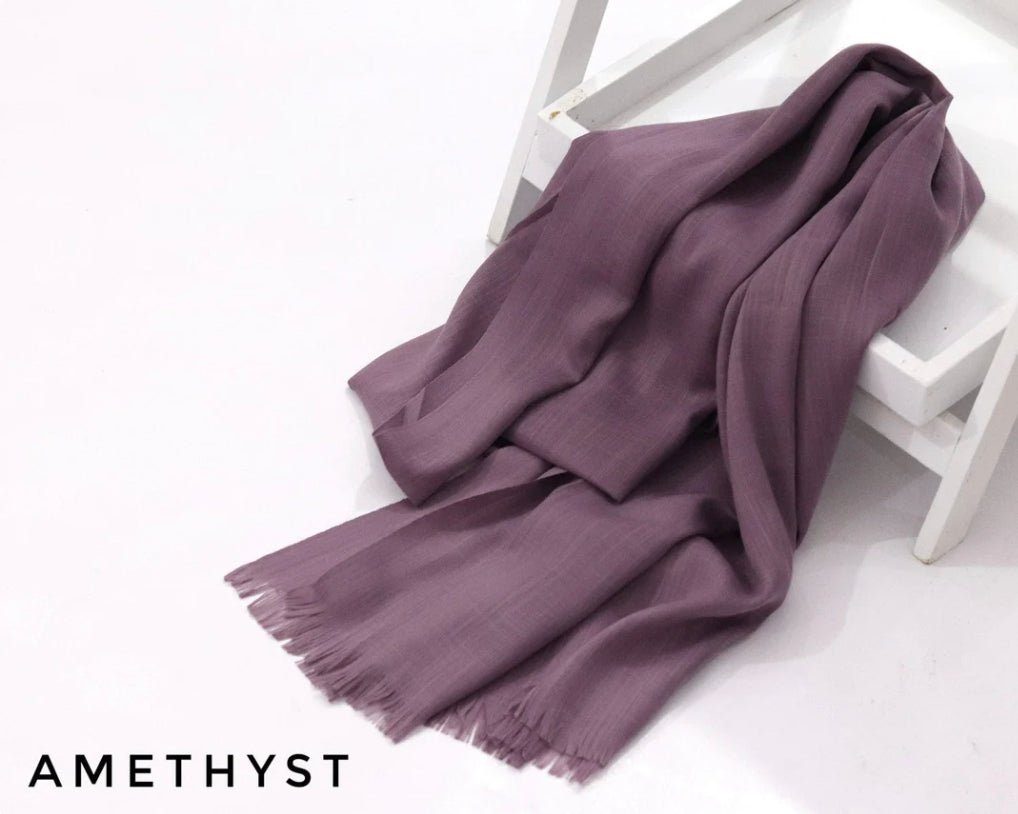 Turkish Lawn Hijab Amethyst - Cameo