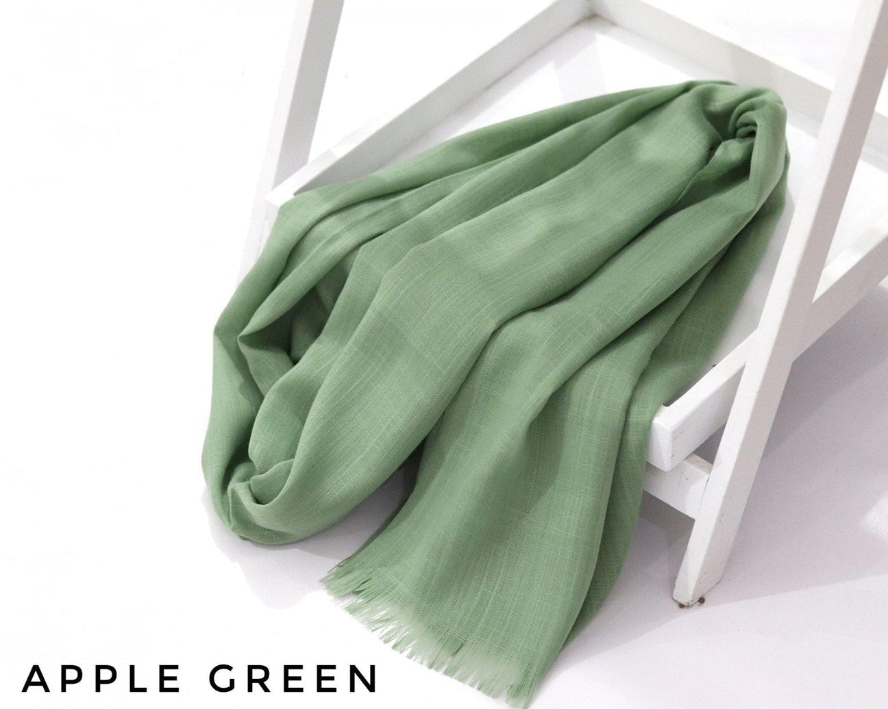 Turkish Lawn Hijab Apple Green - Cameo