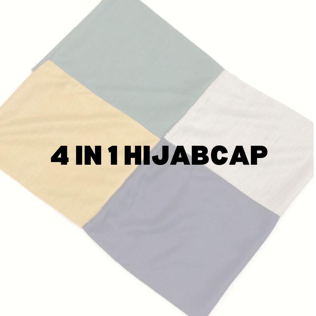 4  In 1 Hijab caps - Cameo 