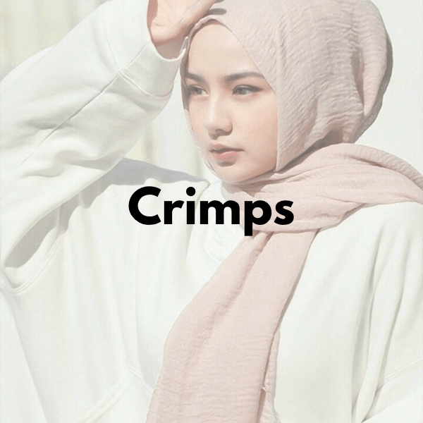 Crimps Hijab - Cameo 