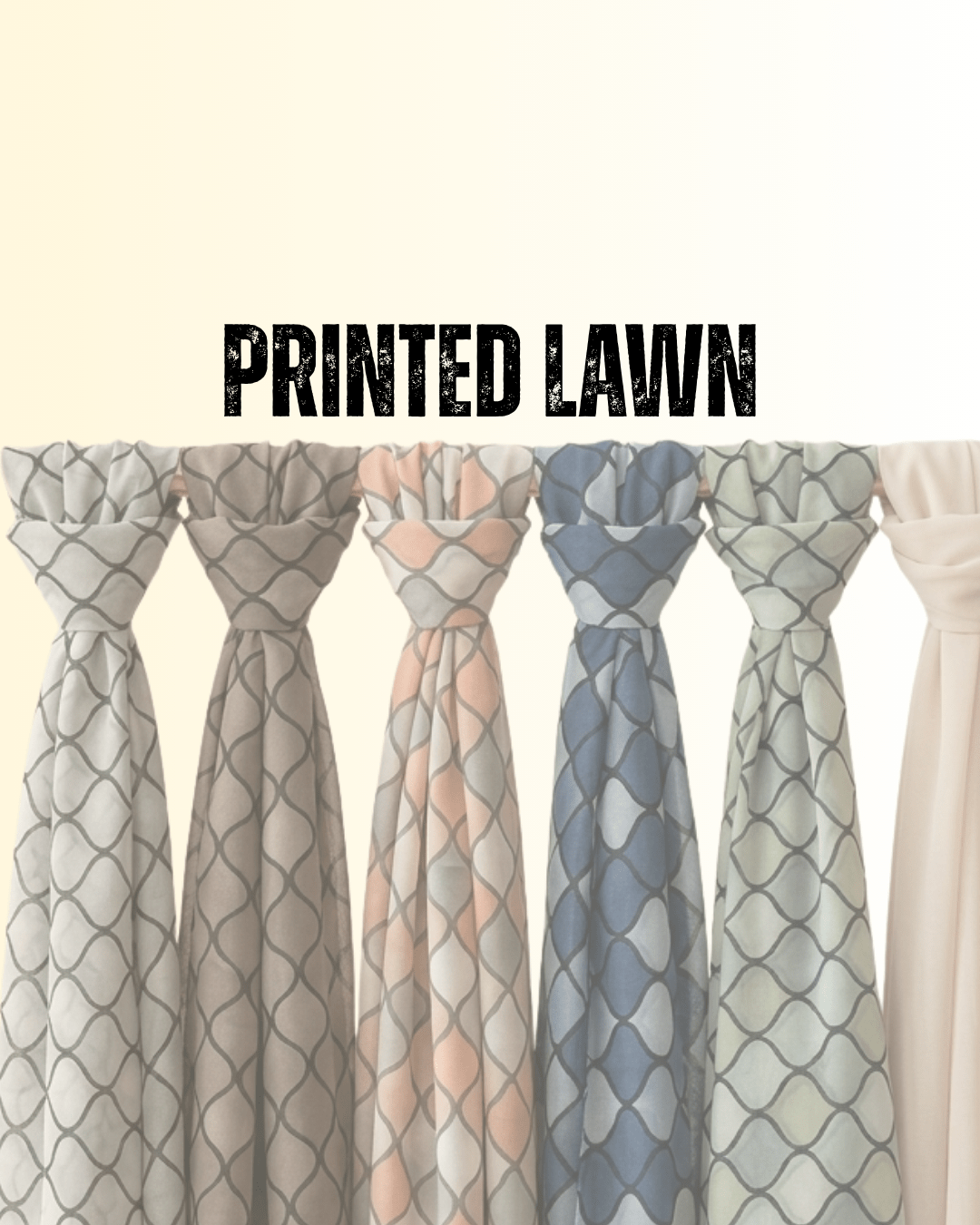 Printed Lawn - Cameo 