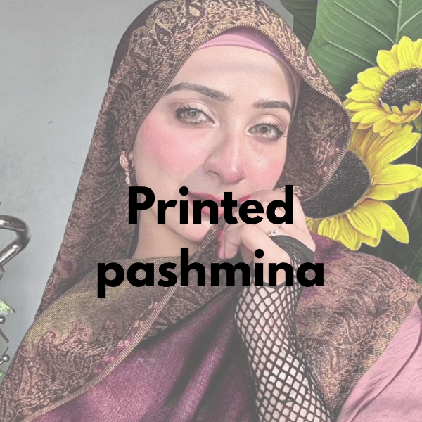Printed Pashmina - Cameo 