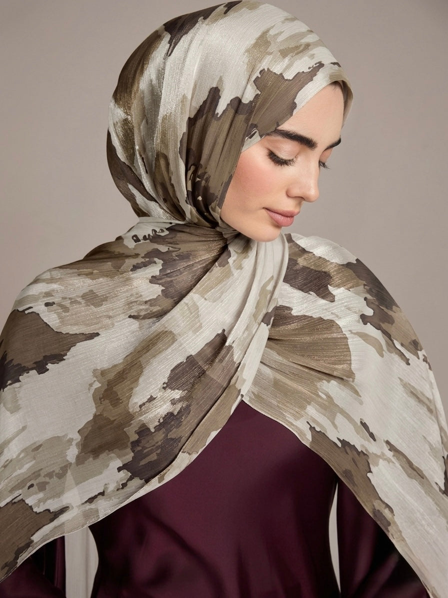 Printed Organza Silk - Soft Sheer Fancy  Hijab