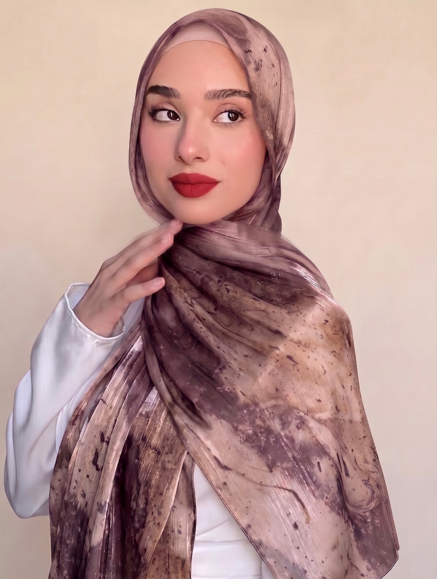 Printed Organza Silk - Soft Sheer Fancy  Hijab