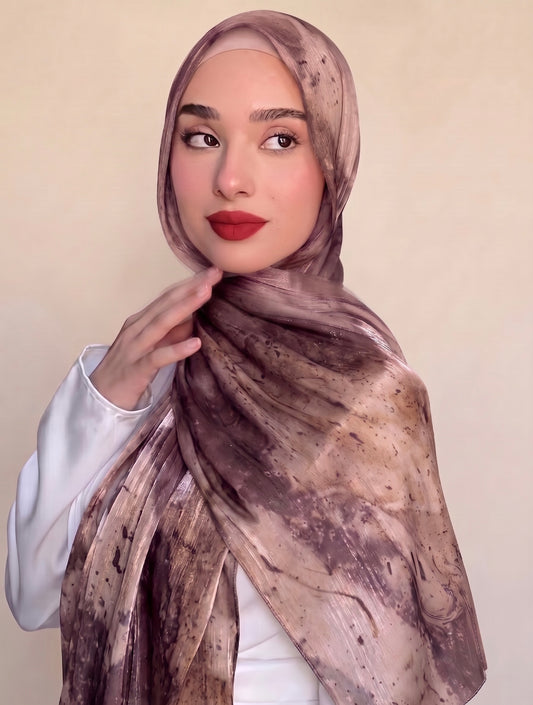 Printed Organza Silk - Soft Sheer Fancy  Hijab