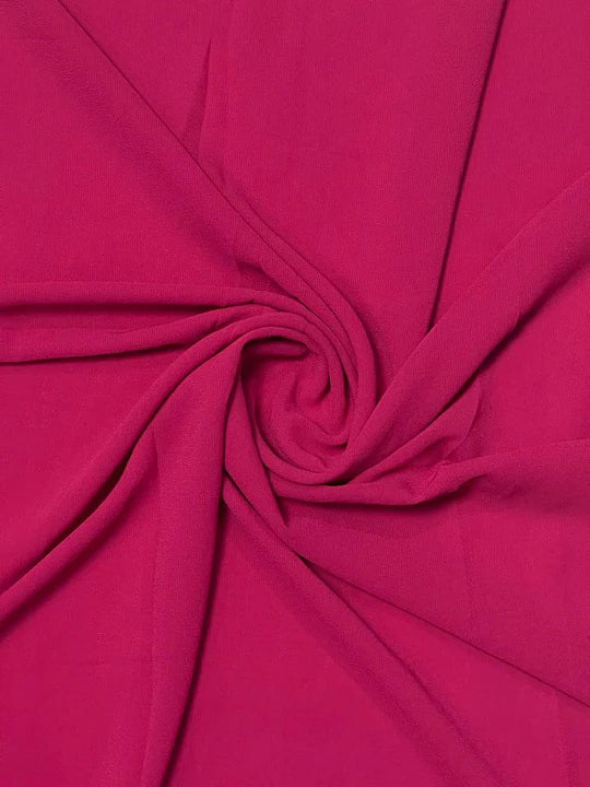 PREMIUM GEORGETTE - FUCHSIA - Cameo Hijabwears