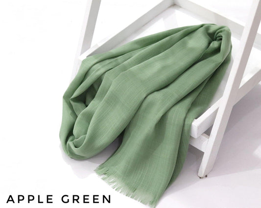 Turkish Lawn Hijab Apple Green - Cameo Hijabwears