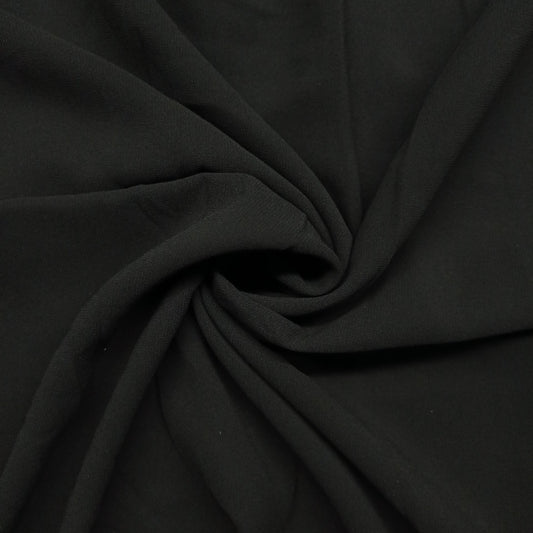 PREMIM GEORGETTE HIJAB - BLACK - Cameo Hijabwears