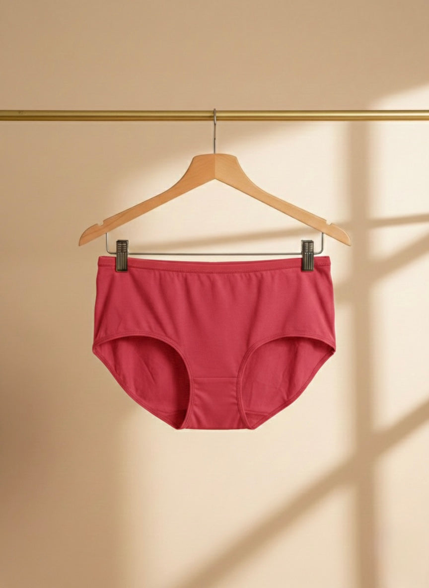 Plain Cotton Underwear – Soft Everyday Essential- Free Size