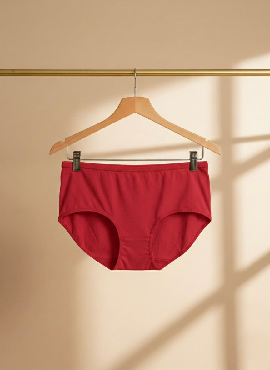 Plain Cotton Underwear – Soft Everyday Essential- Free Size