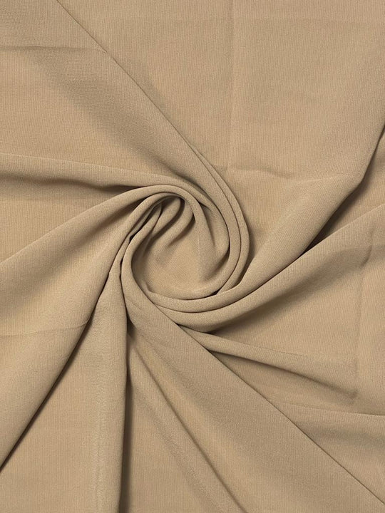 PREMIUM GEORGETTE - KHAKI - Cameo Hijabwears