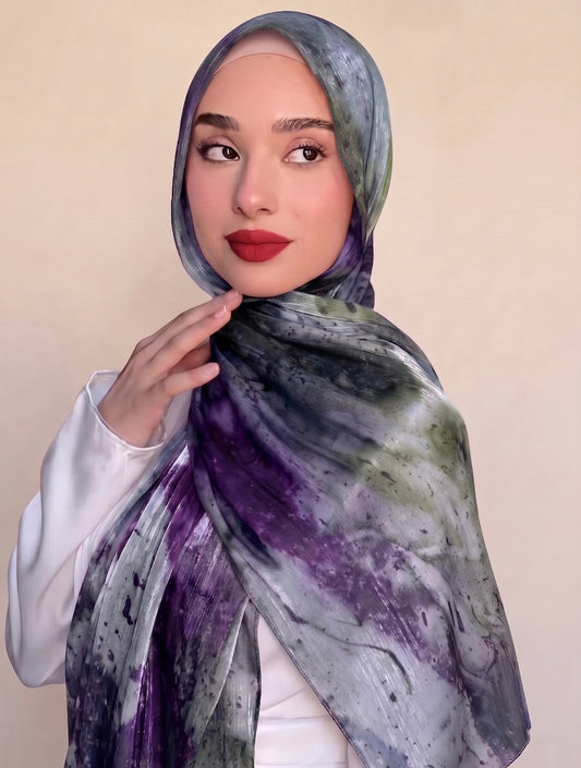 Printed Organza Silk - Soft Sheer Fancy  Hijab