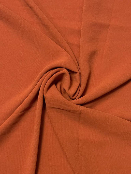 PREMIUM GEORGETTE - RUSTY ORANGE