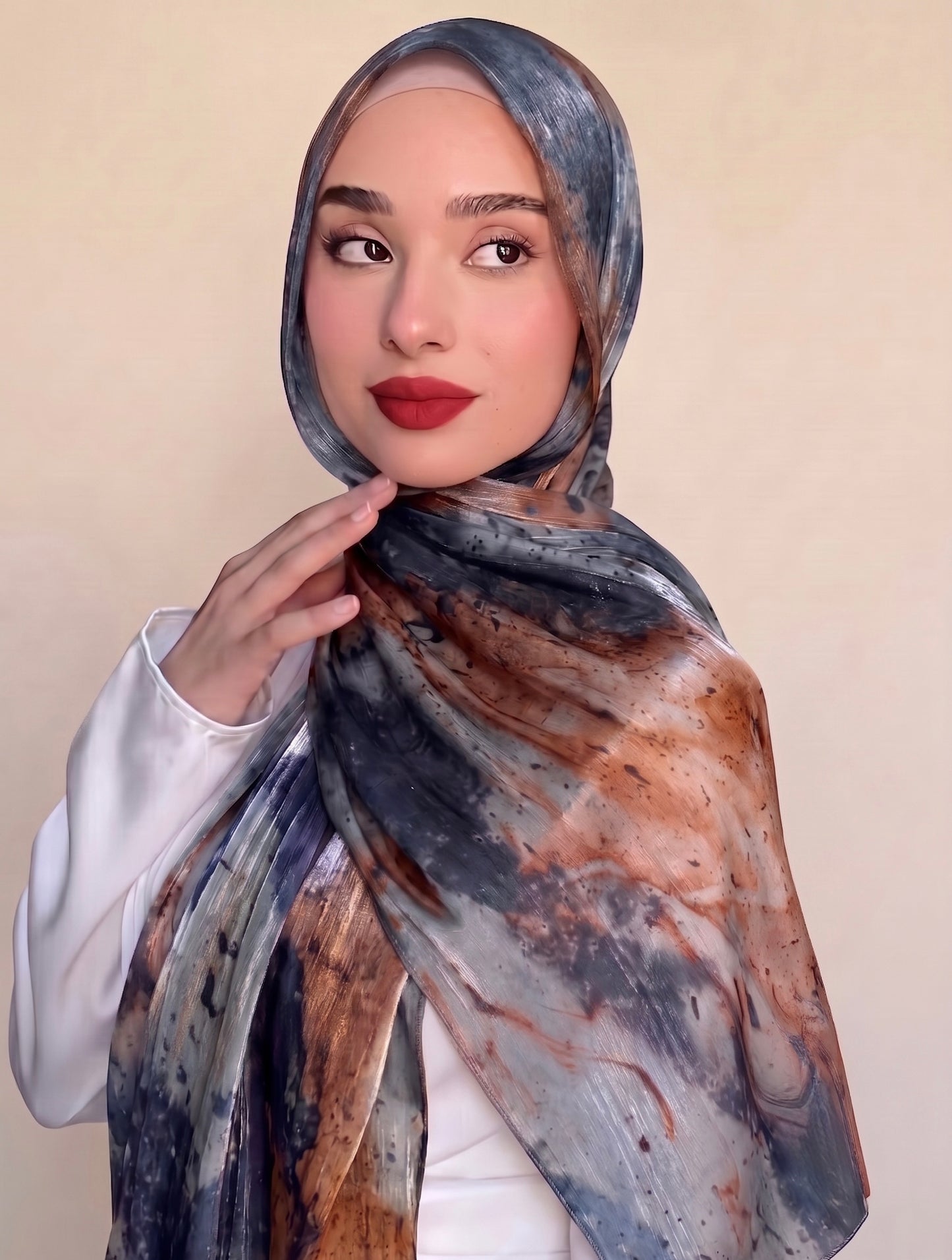 Printed Organza Silk - Soft Sheer Fancy  Hijab