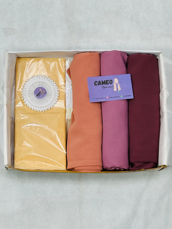 Hijab bundle with Free Pins
