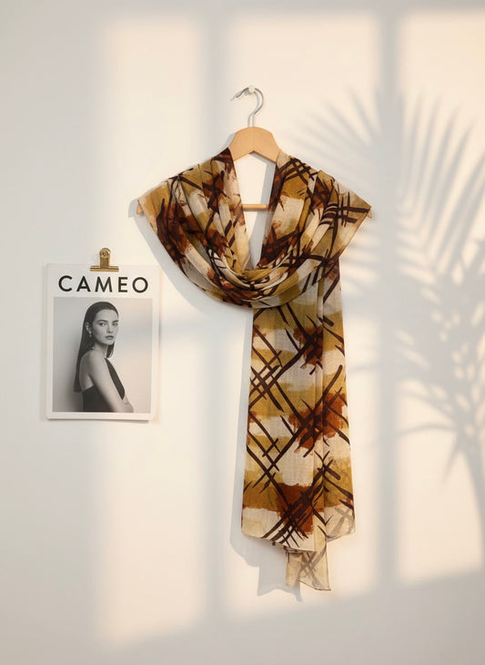 Moroccan Lawn Hijab - Cameo Hijabwears