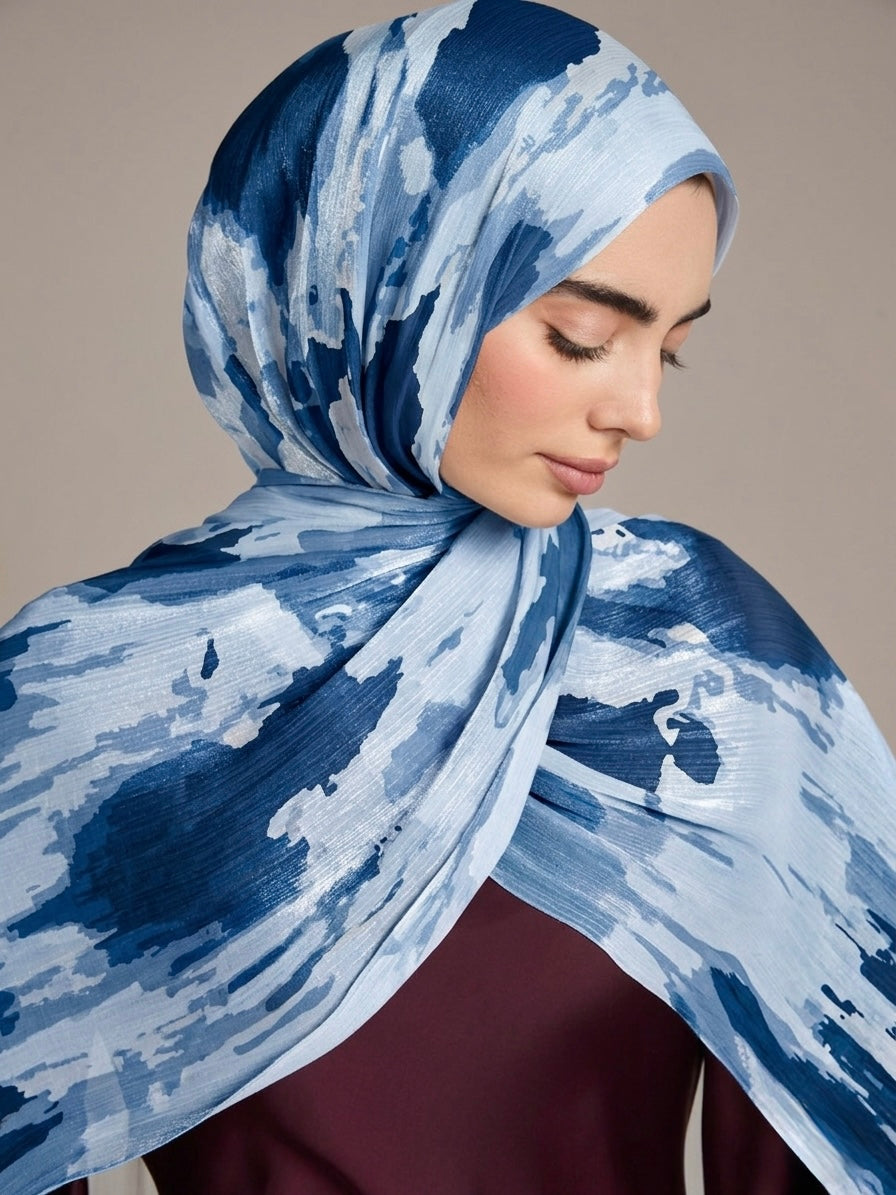 Printed Organza Silk - Soft Sheer Fancy  Hijab