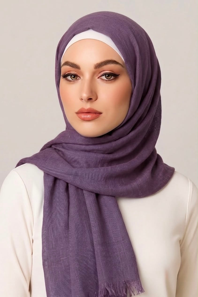 Turkish Lawn Hijab Amethyst