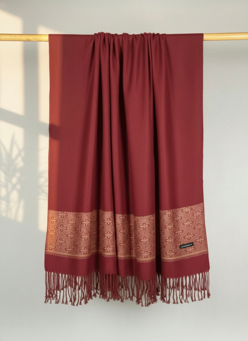 Printed Pashmina Hijab - Cameo Hijabwears