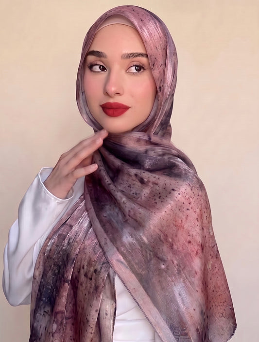 Printed Organza Silk - Soft Sheer Fancy  Hijab