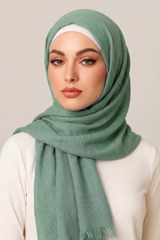 Turkish Lawn Hijab Apple Green