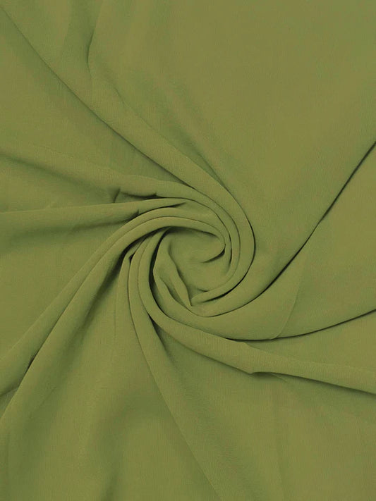 PREMIUM GEORGETTE - PARROT GREEN