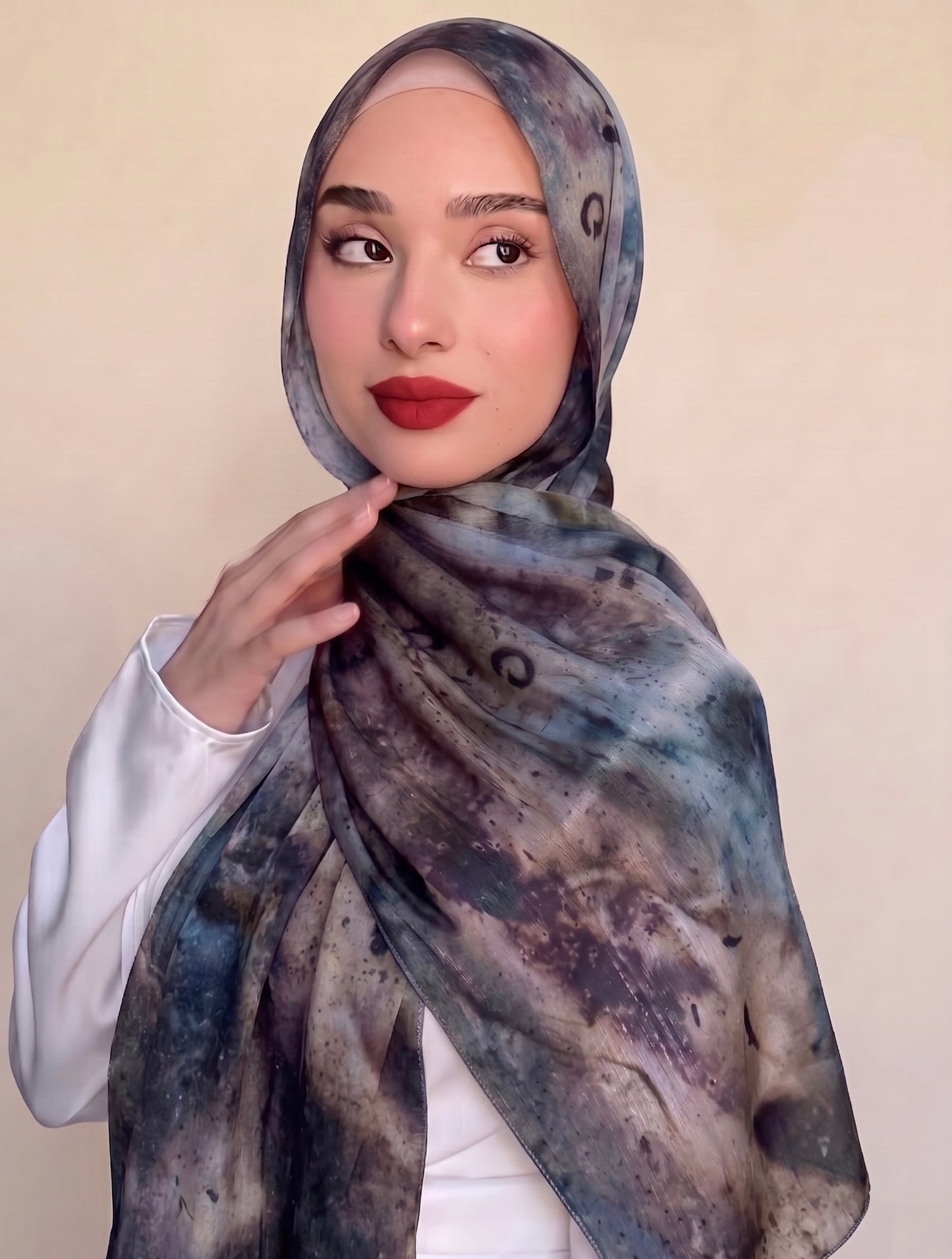 Printed Organza Silk - Soft Sheer Fancy  Hijab