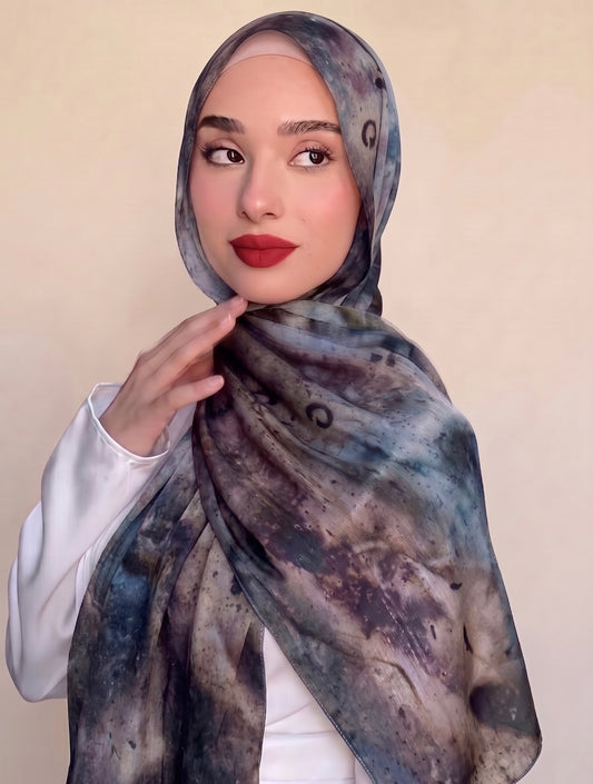 Printed Organza Silk - Soft Sheer Fancy  Hijab