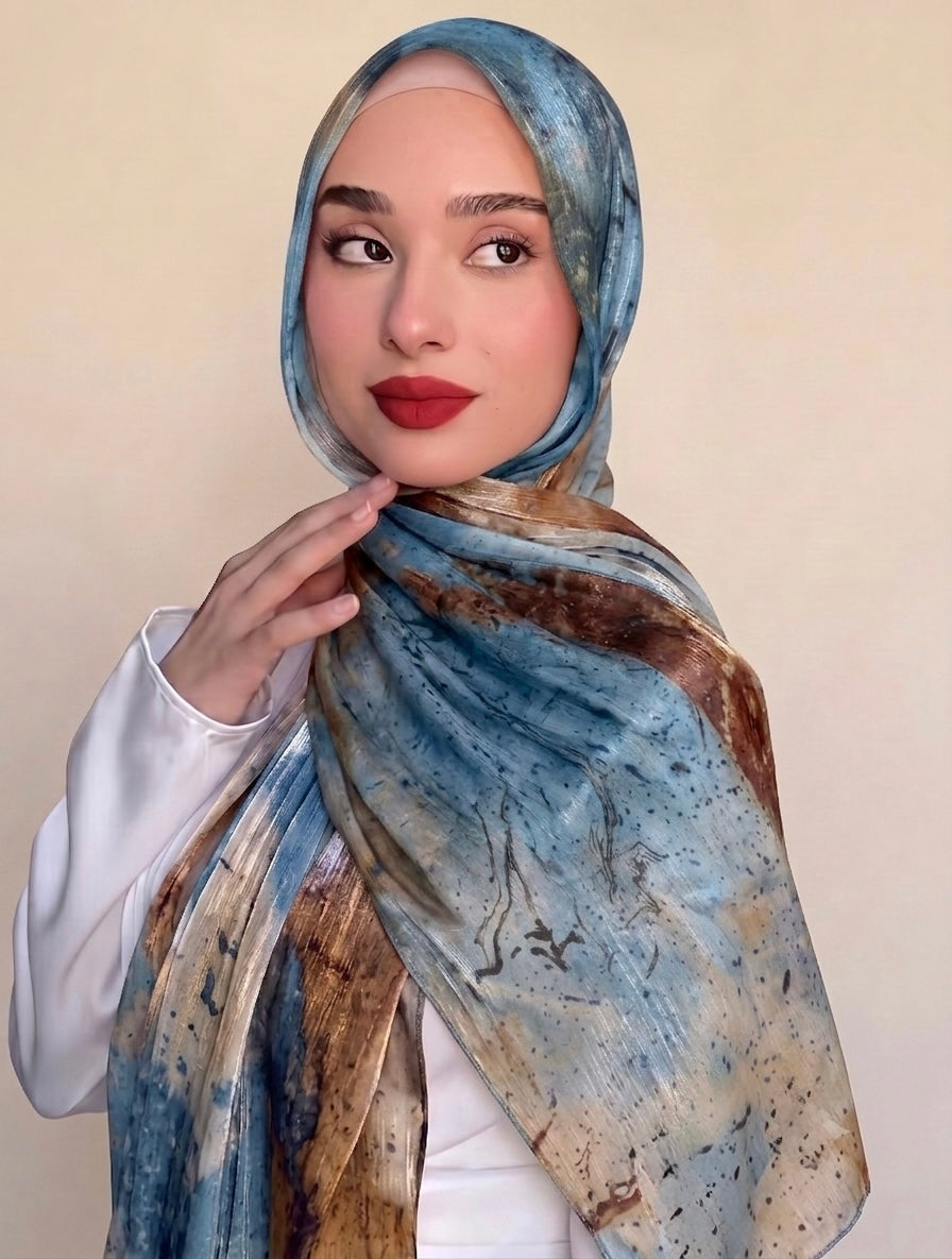 Printed Organza Silk - Soft Sheer Fancy  Hijab