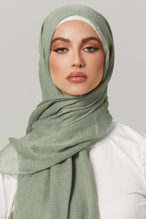 Crimps  Pistachio - Cameo Hijabwears