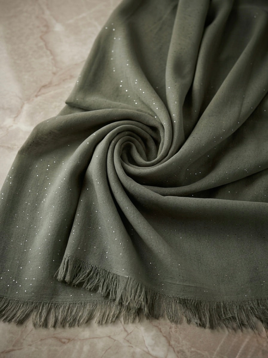 Premium Glittered Lawn Hijab