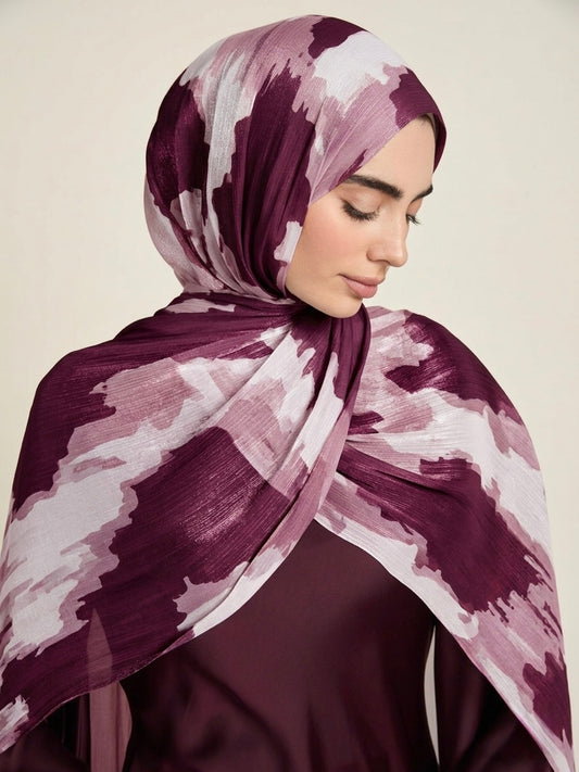 Printed Organza Silk - Soft Sheer Fancy  Hijab