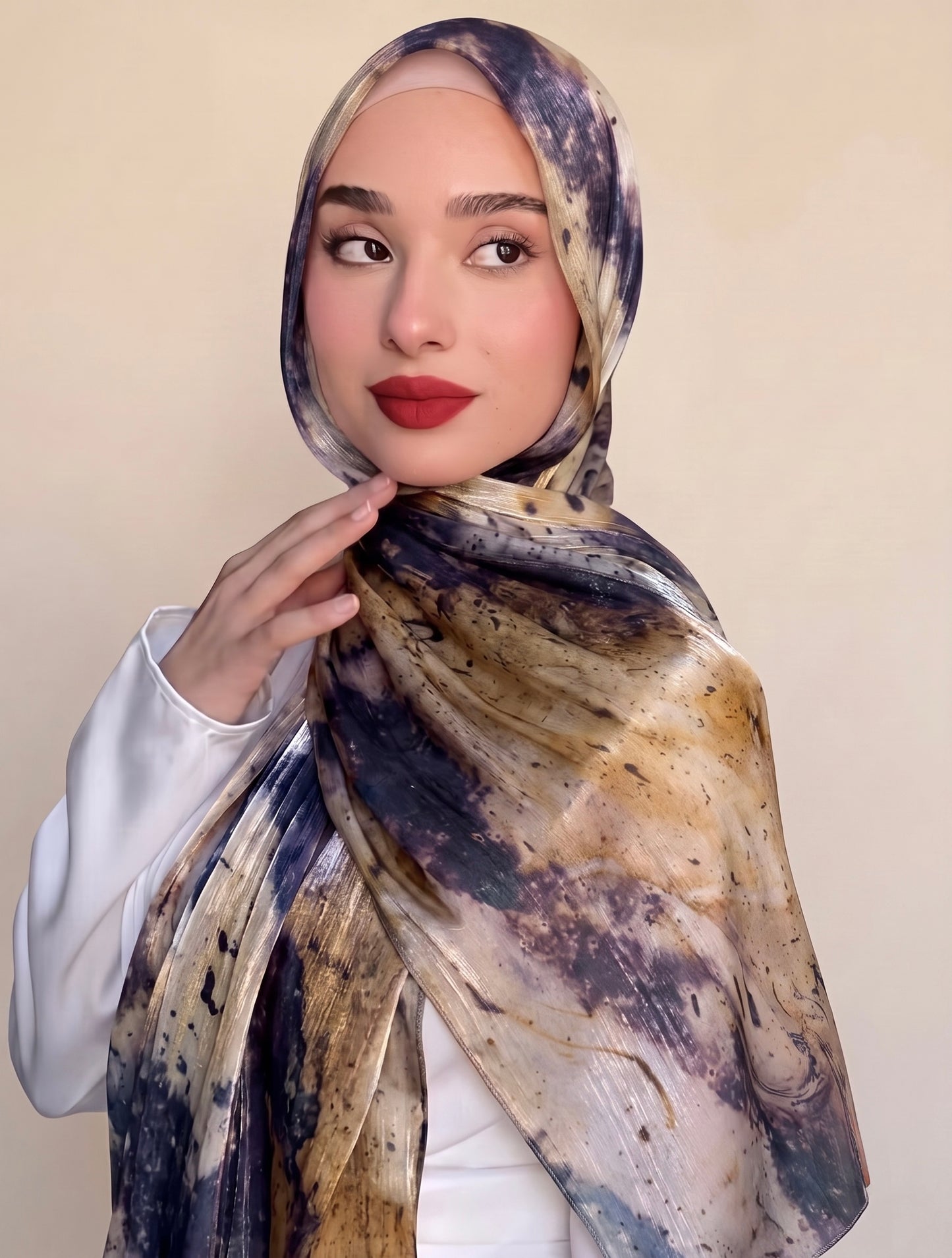 Printed Organza Silk - Soft Sheer Fancy  Hijab