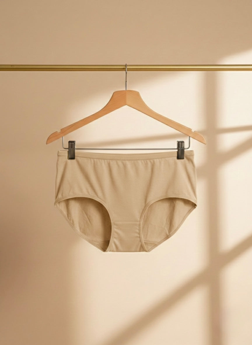 Plain Cotton Underwear – Soft Everyday Essential- Free Size